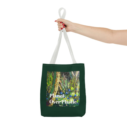 Planet Over Plastic Tote Bag – Eco-Friendly & Stylish