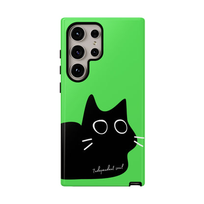 Cute Cat Minimalist Silhouette Phone Case