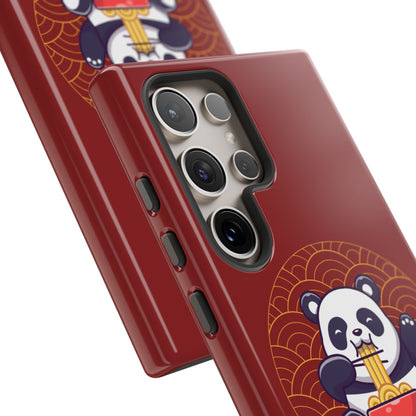 Panda Slurping Noodles Phone Case