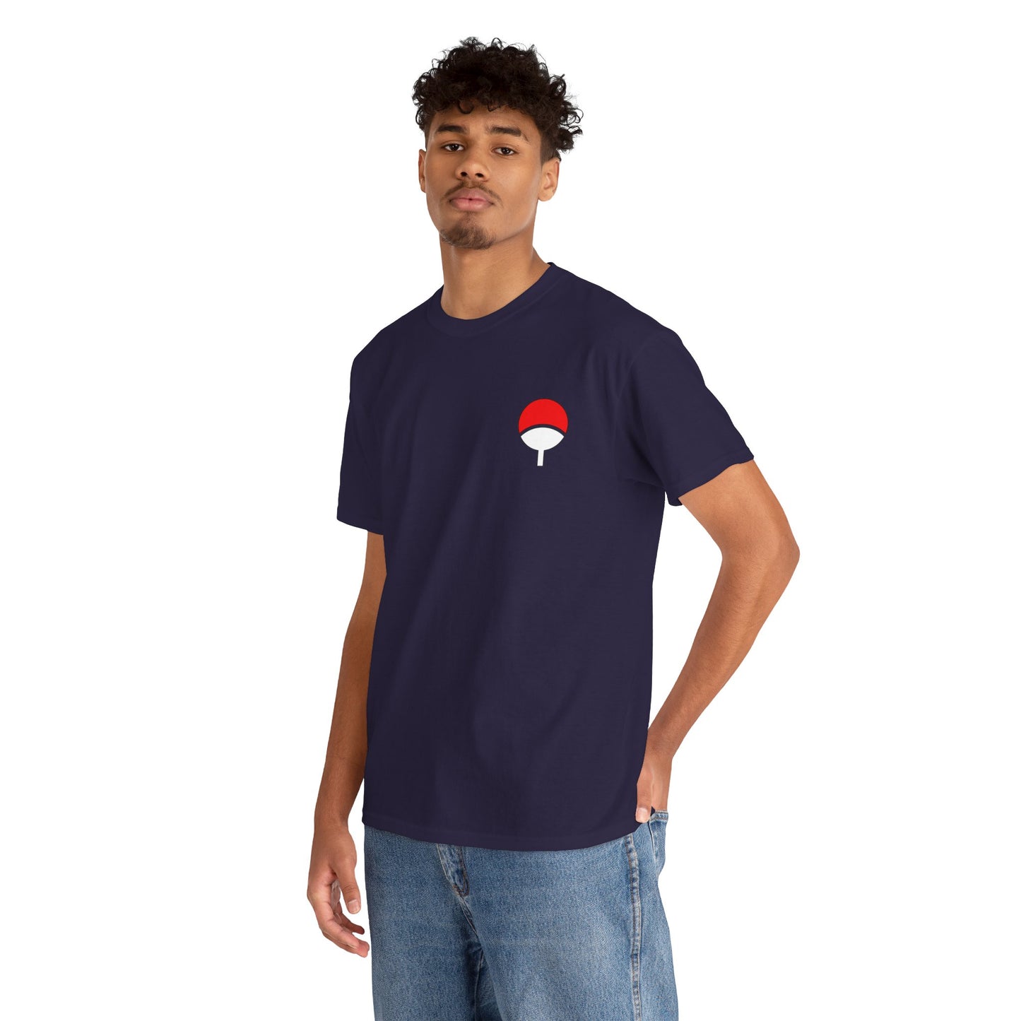 Sasuke-Inspired Naruto Unisex Cotton TShirt