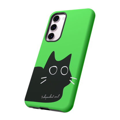 Cute Cat Minimalist Silhouette Phone Case