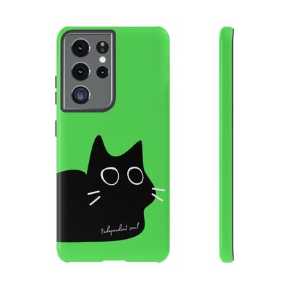 Cute Cat Minimalist Silhouette Phone Case