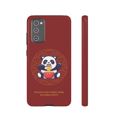 Panda Slurping Noodles Phone Case