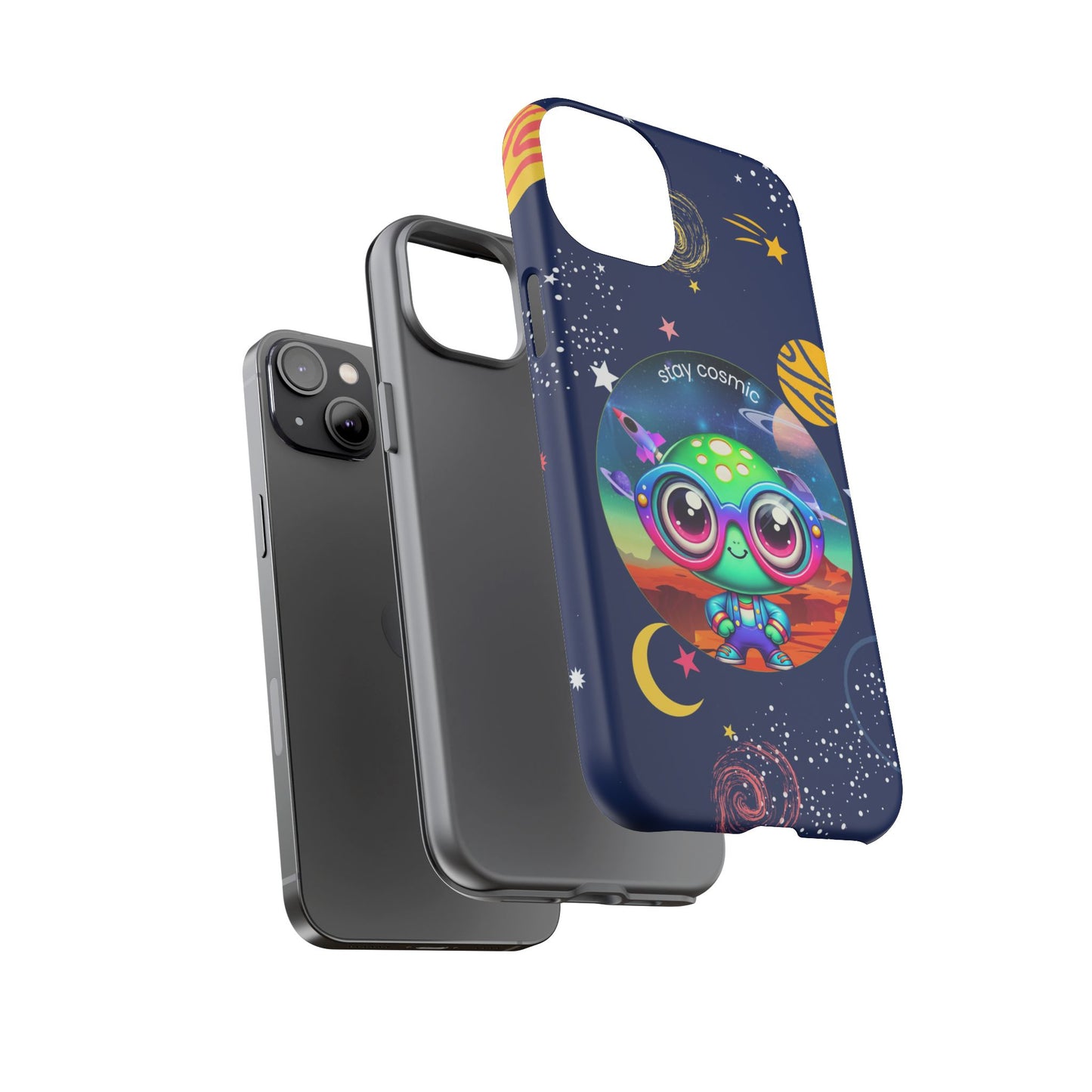 Out of This World - Cute Alien Phone Case with Space Vibes