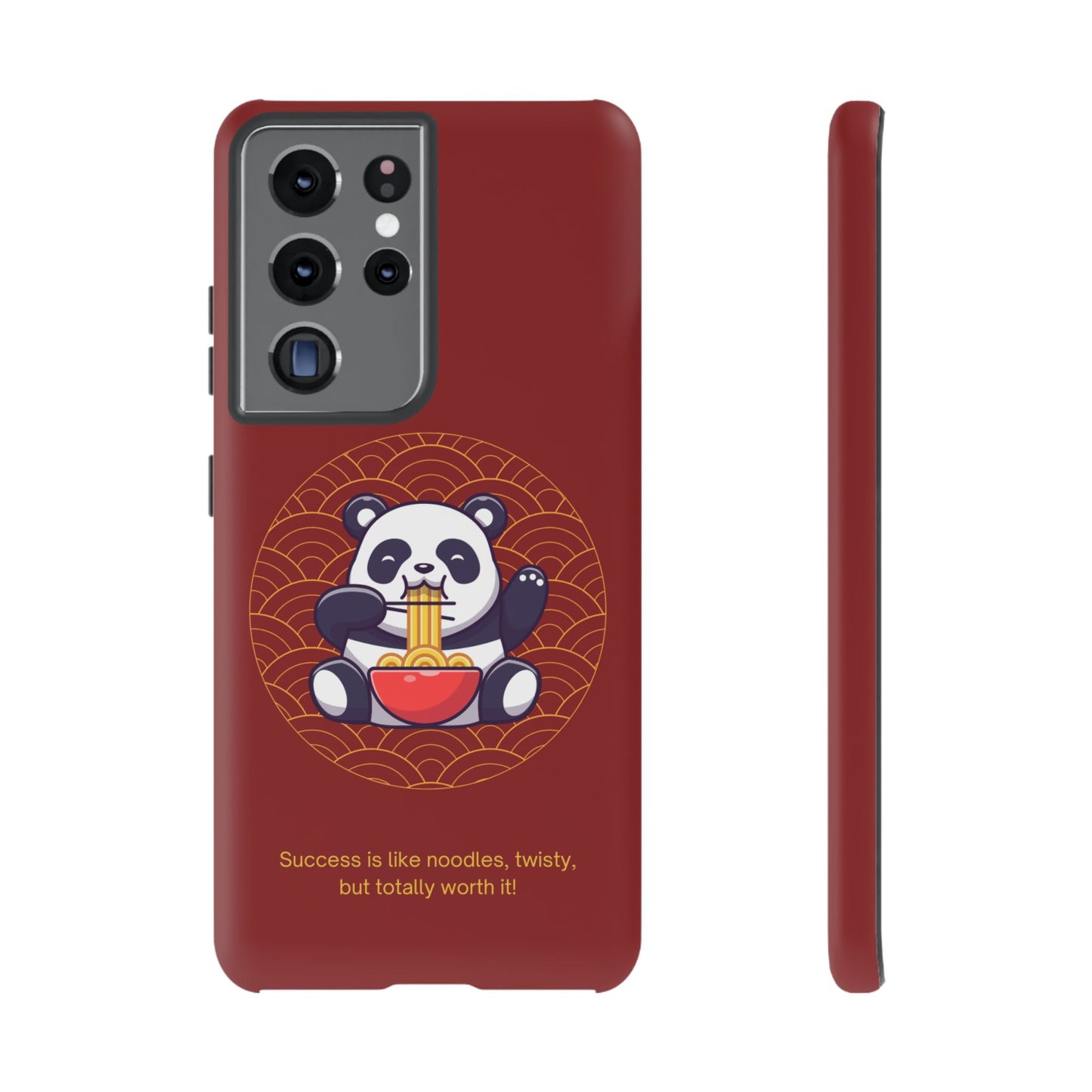 Panda Slurping Noodles Phone Case