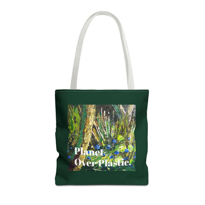 Planet Over Plastic Tote Bag – Eco-Friendly & Stylish