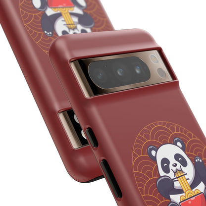 Panda Slurping Noodles Phone Case