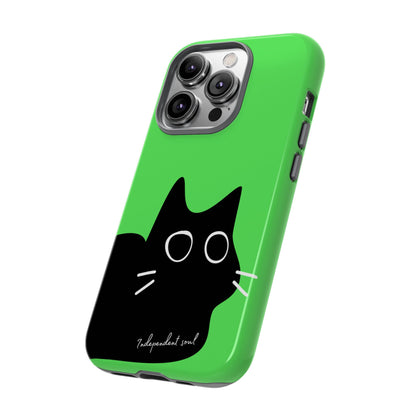 Cute Cat Minimalist Silhouette Phone Case