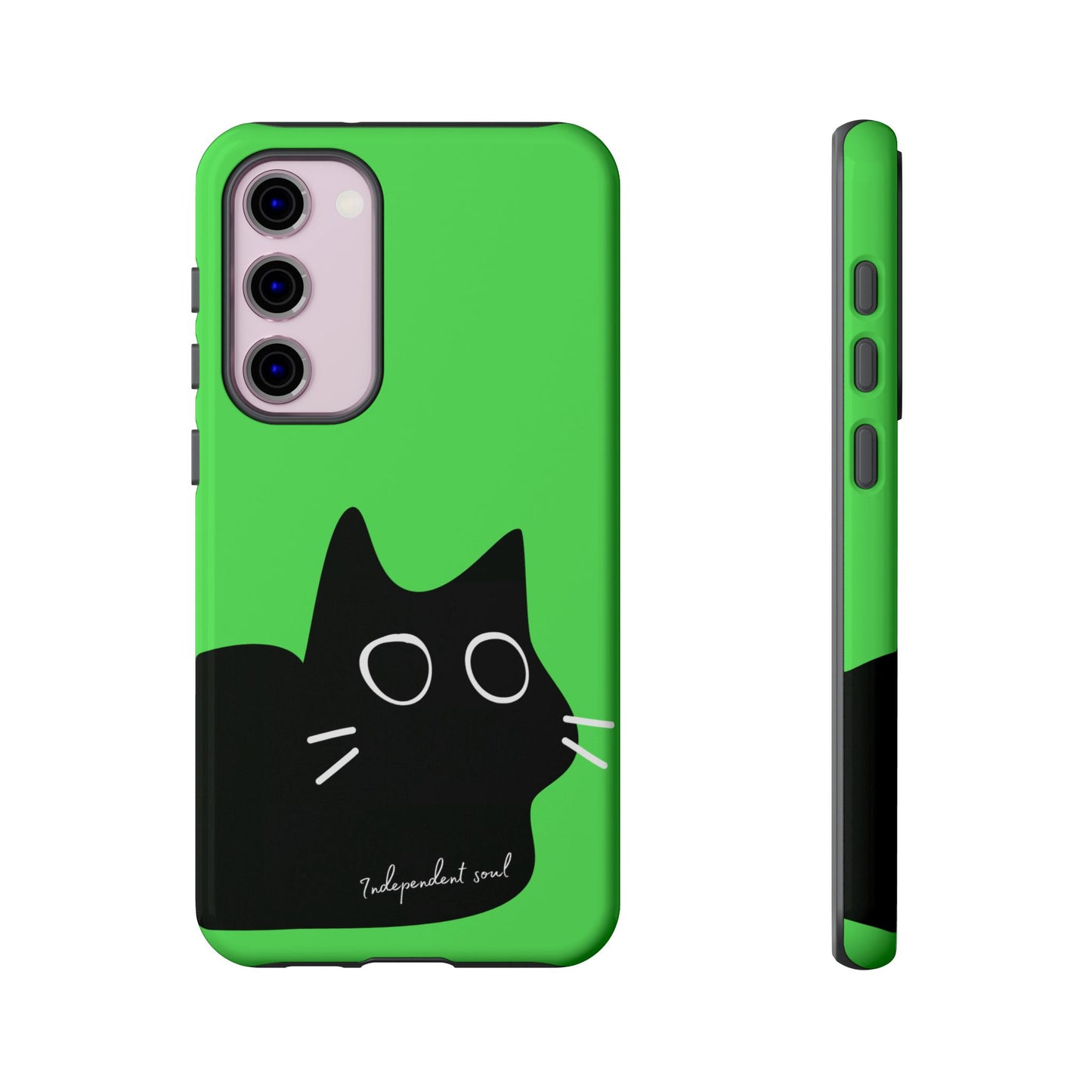 Cute Cat Minimalist Silhouette Phone Case