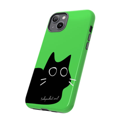 Cute Cat Minimalist Silhouette Phone Case