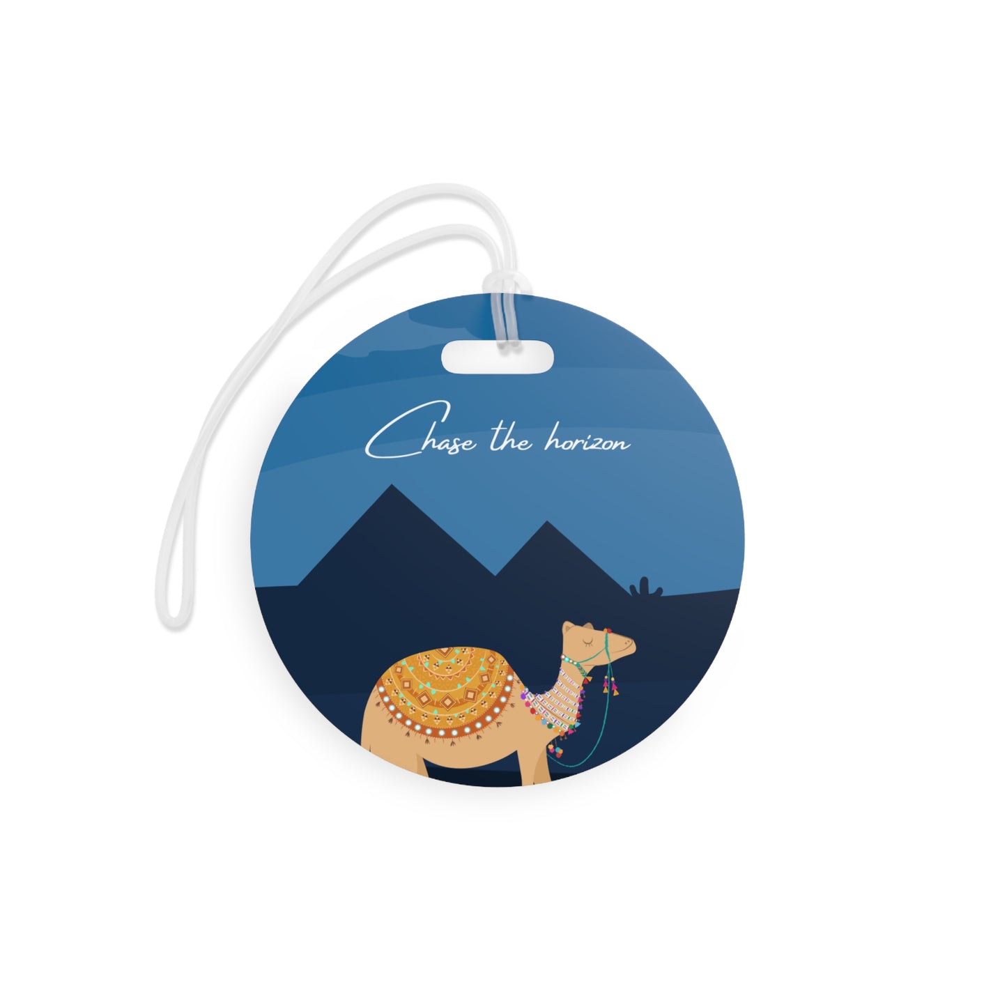 Luggage Tag - Camel & Pyramid Travel-Inspired Accessory