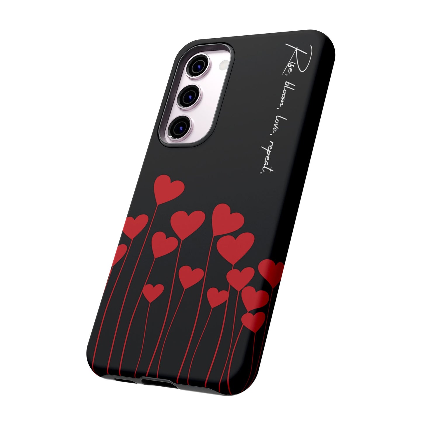 Minimalist Black Heart Phone Case – Perfect for Valentine’s Day & Sweet Self-Love Moments