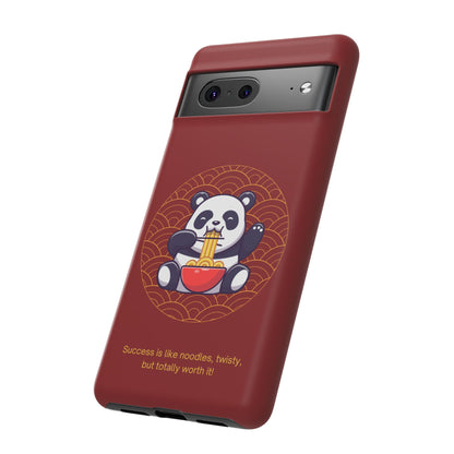 Panda Slurping Noodles Phone Case