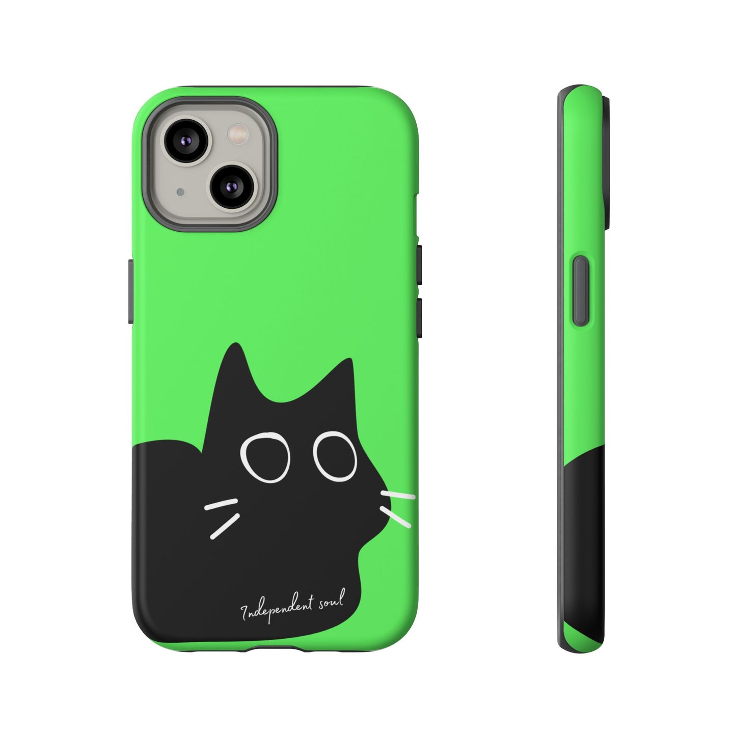 Cute Cat Minimalist Silhouette Phone Case