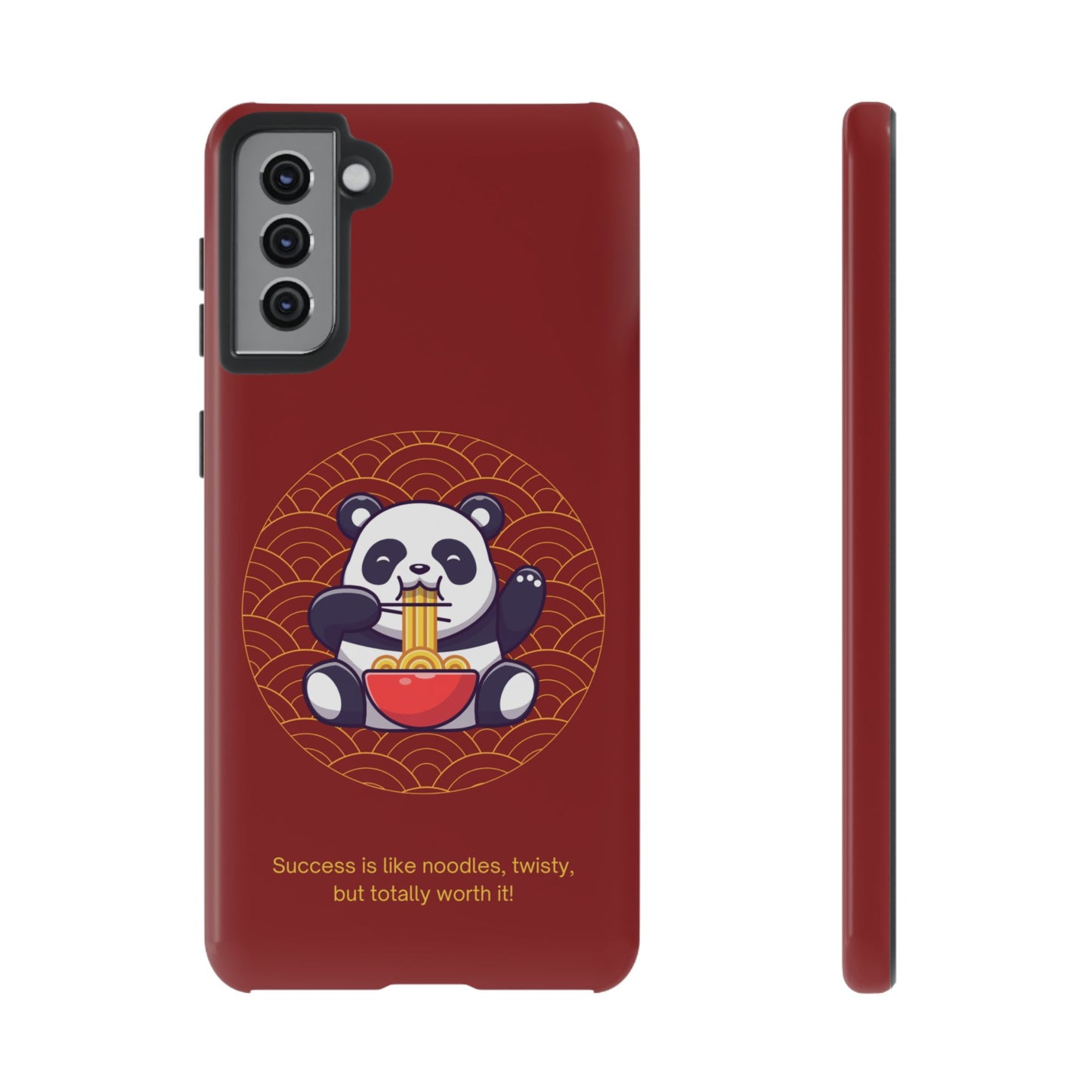 Panda Slurping Noodles Phone Case