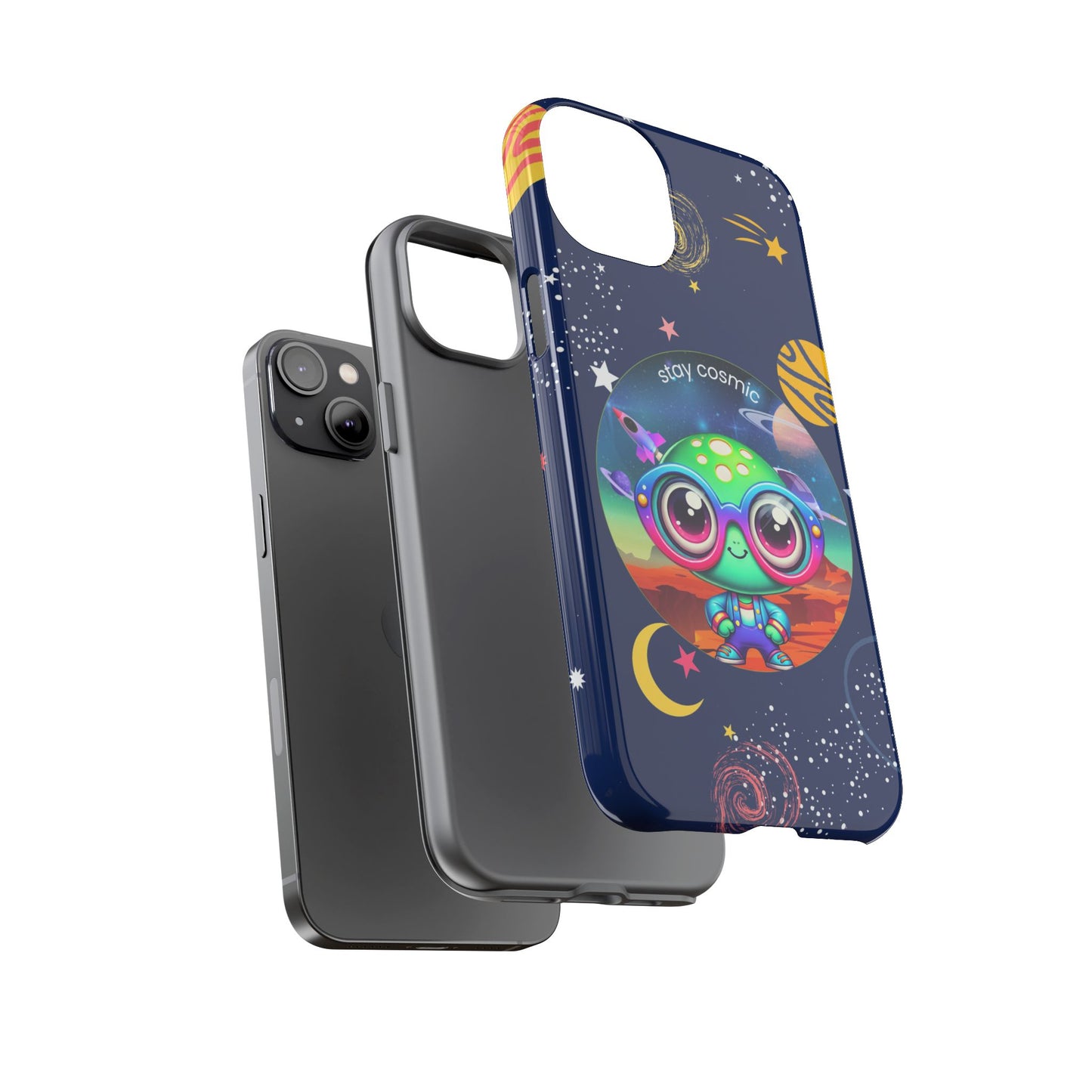 Out of This World - Cute Alien Phone Case with Space Vibes