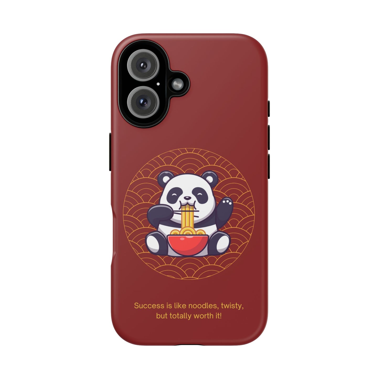 Panda Slurping Noodles Phone Case