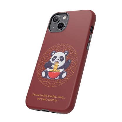 Panda Slurping Noodles Phone Case