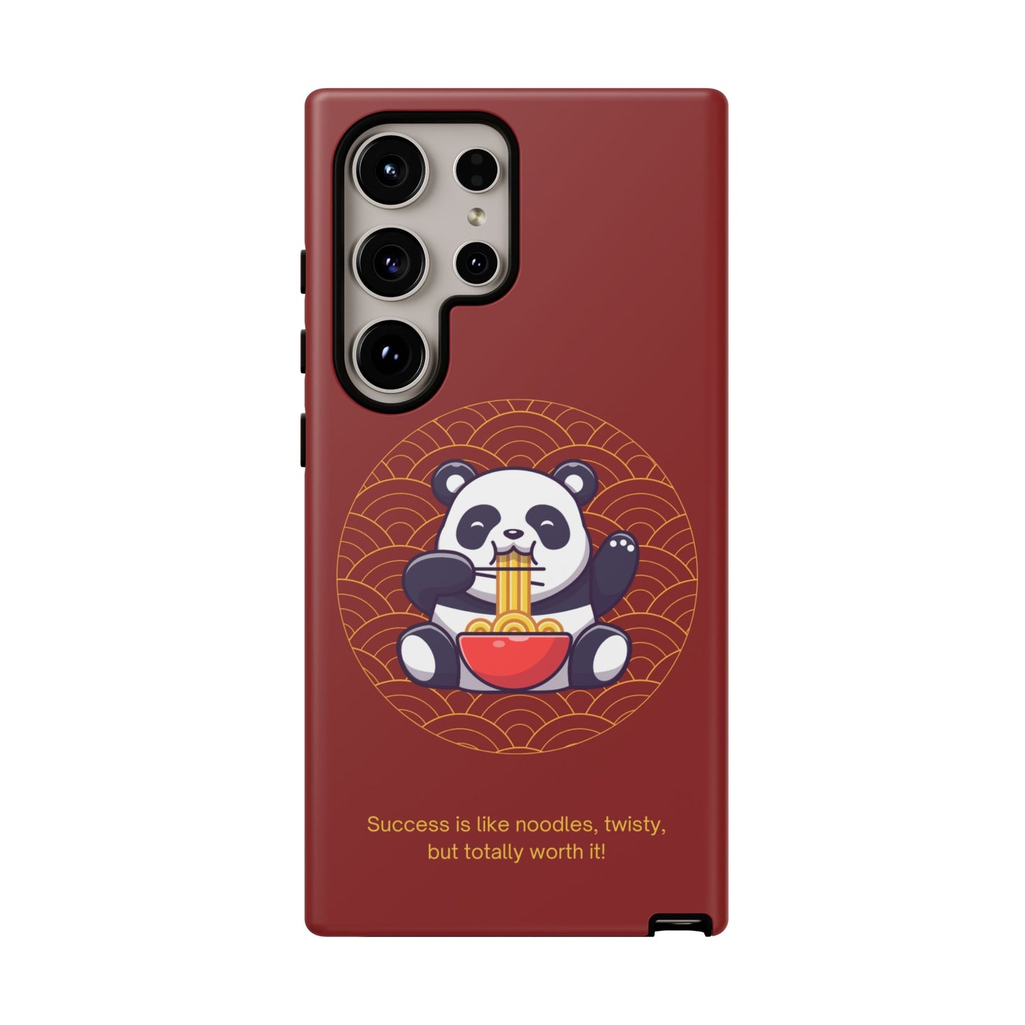 Panda Slurping Noodles Phone Case