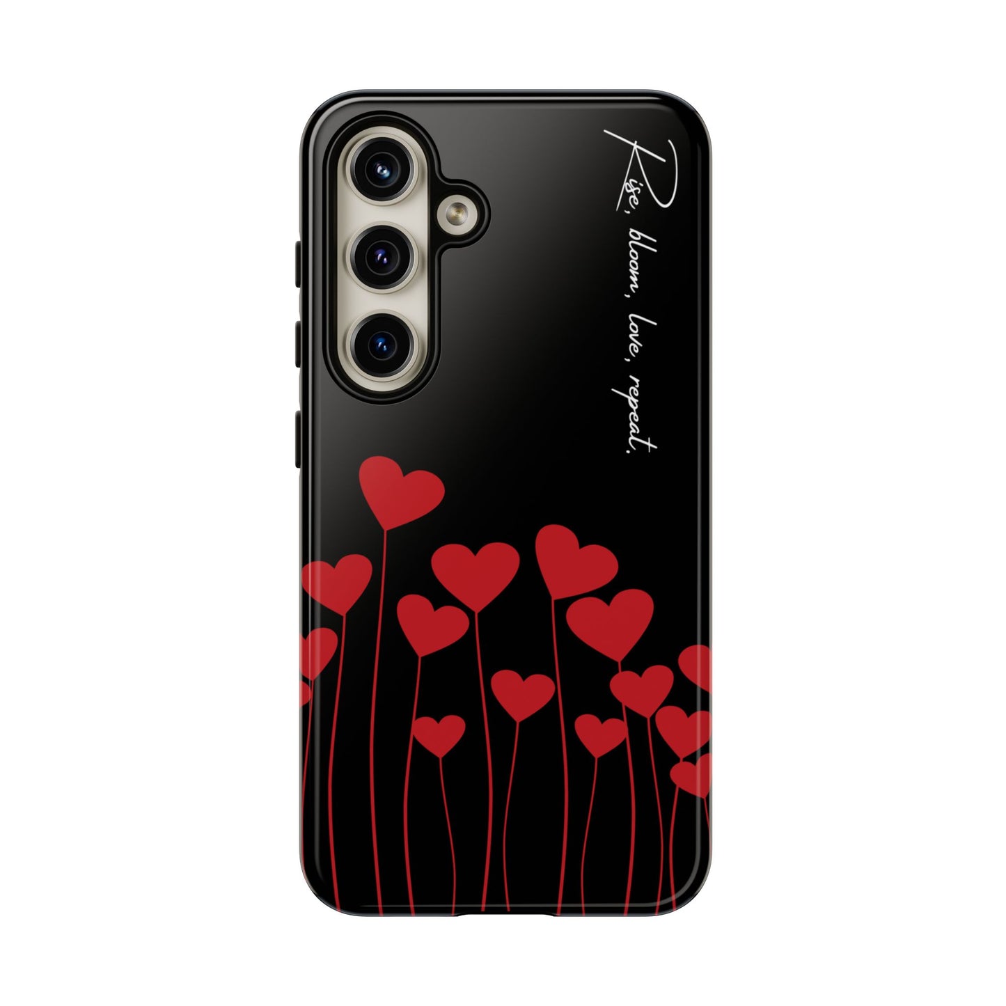 Minimalist Black Heart Phone Case – Perfect for Valentine’s Day & Sweet Self-Love Moments