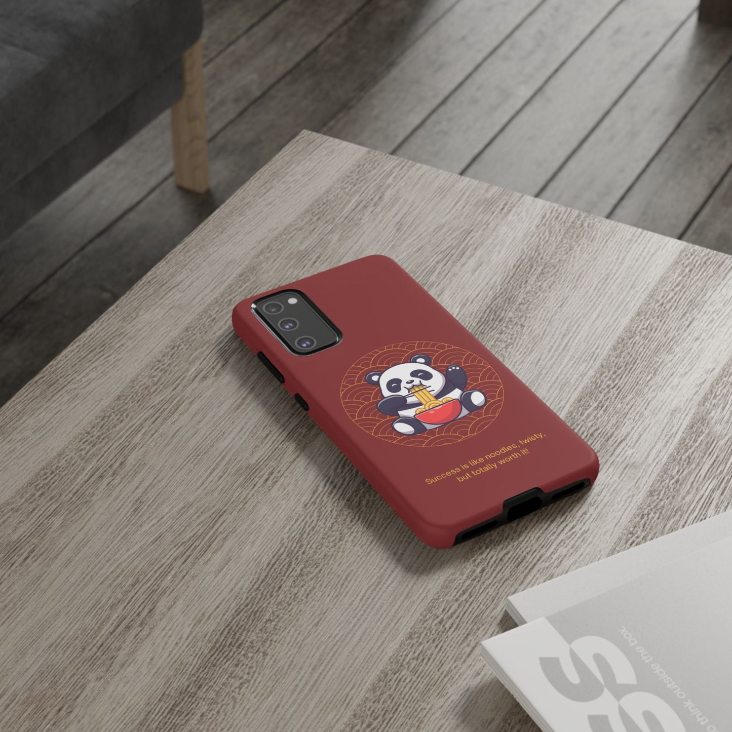 Panda Slurping Noodles Phone Case