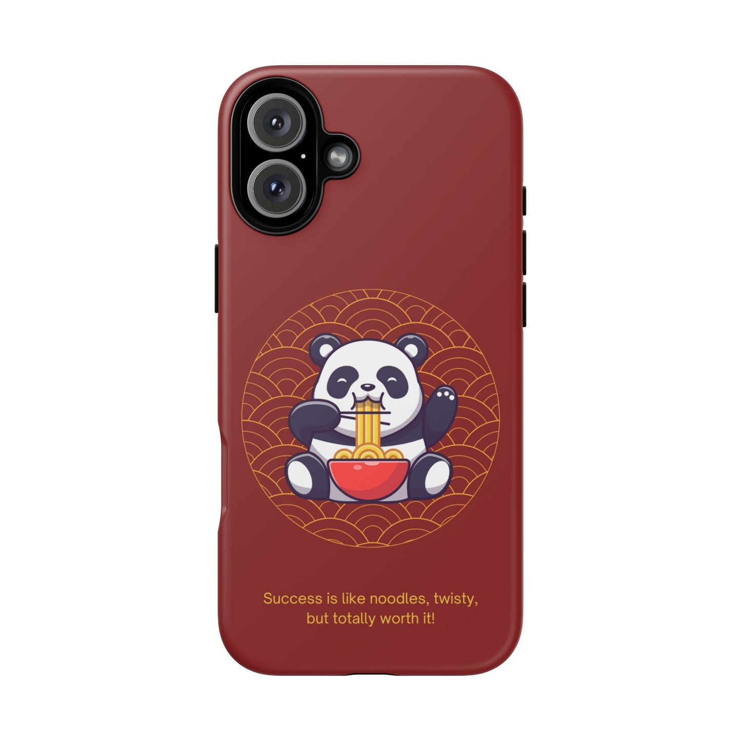 Panda Slurping Noodles Phone Case