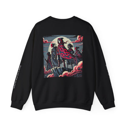 Unisex Akatsuki-Inspired Crewneck Sweatshirt – Cozy & Stylish