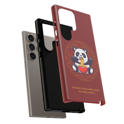 Panda Slurping Noodles Phone Case