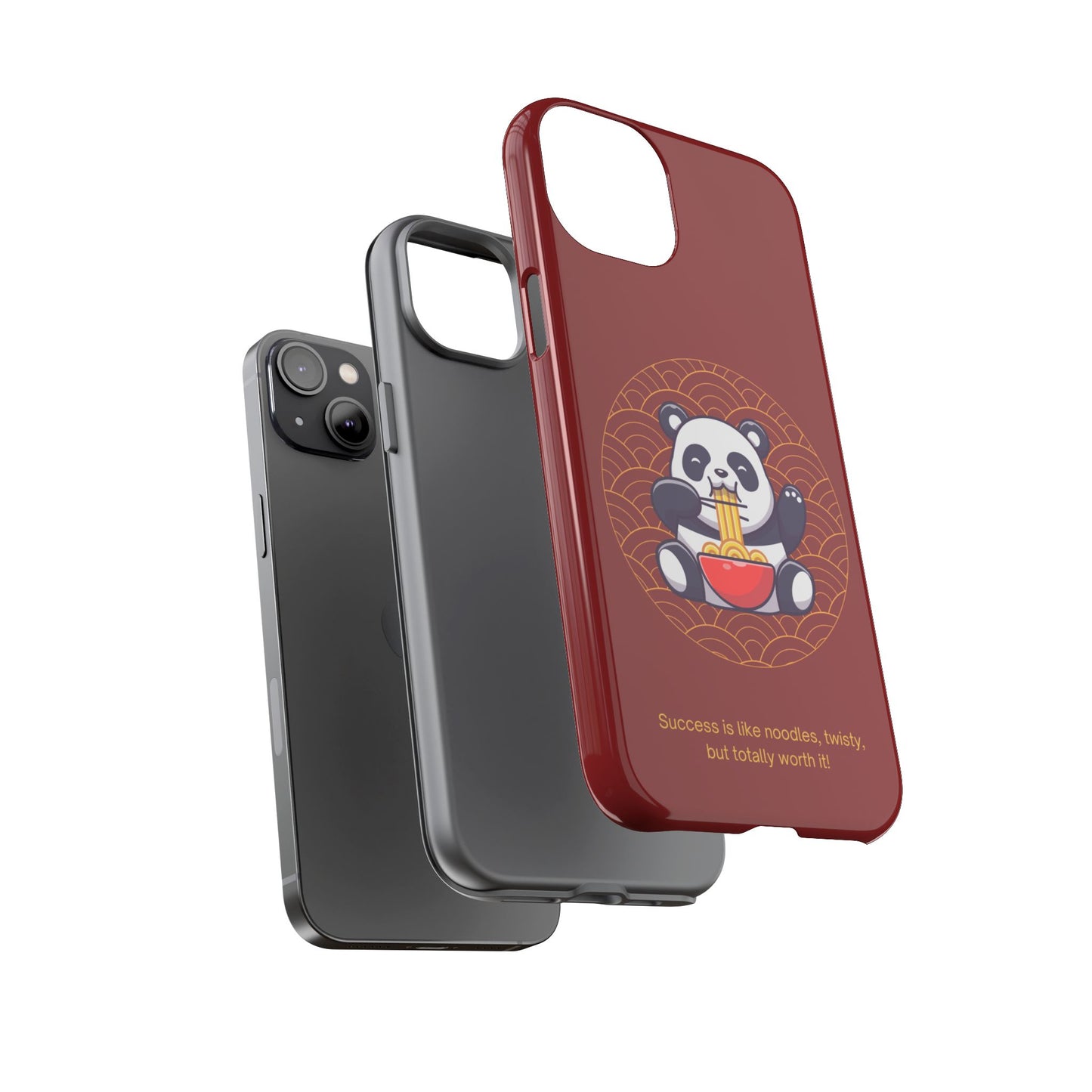 Panda Slurping Noodles Phone Case