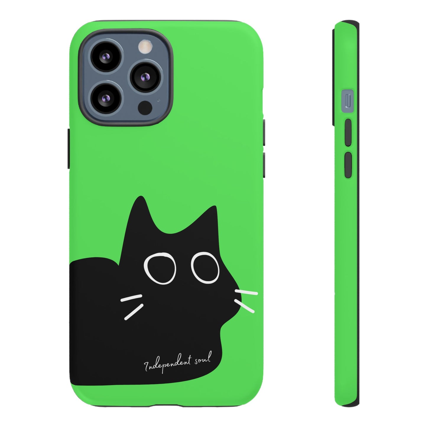 Cute Cat Minimalist Silhouette Phone Case