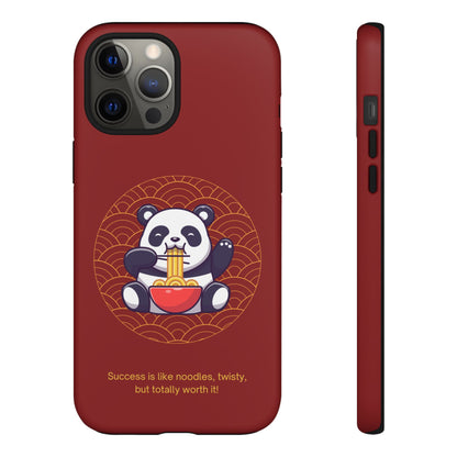 Panda Slurping Noodles Phone Case