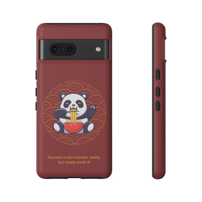 Panda Slurping Noodles Phone Case