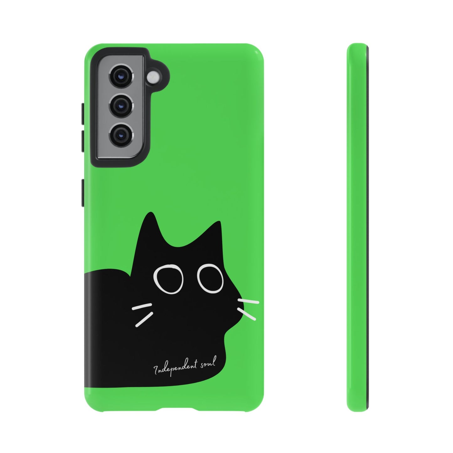 Cute Cat Minimalist Silhouette Phone Case