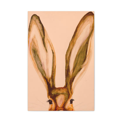 Artistic Rabbit Art on Matte Canvas