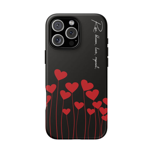 Minimalist Black Heart Phone Case – Perfect for Valentine’s Day & Sweet Self-Love Moments