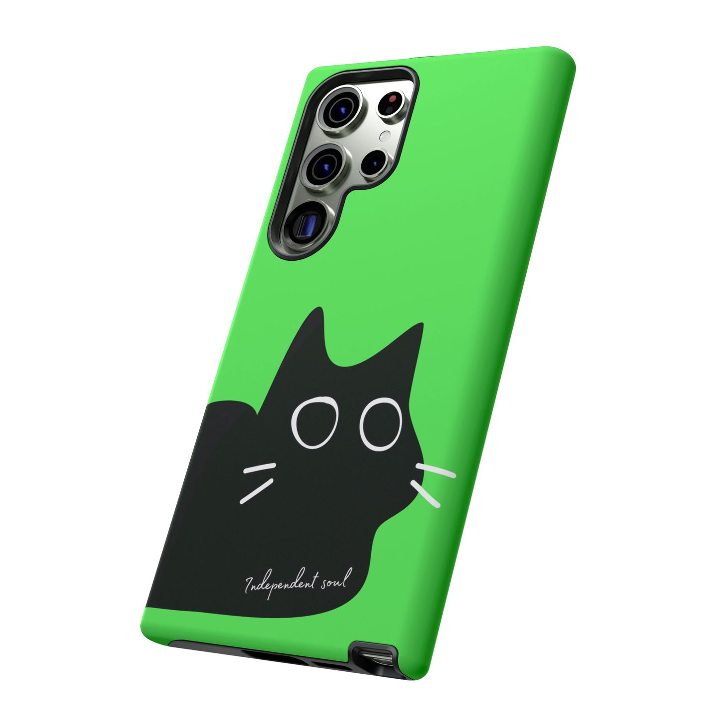 Cute Cat Minimalist Silhouette Phone Case