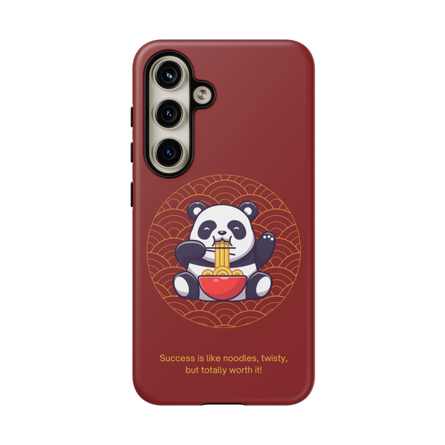 Panda Slurping Noodles Phone Case