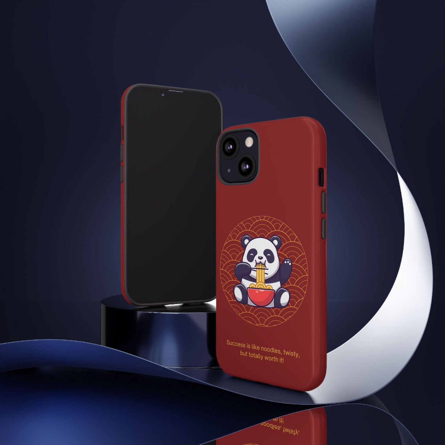 Panda Slurping Noodles Phone Case