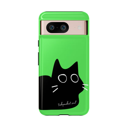 Cute Cat Minimalist Silhouette Phone Case