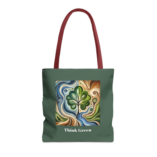 Abstract Tree Eco Tote Bag – Think Green