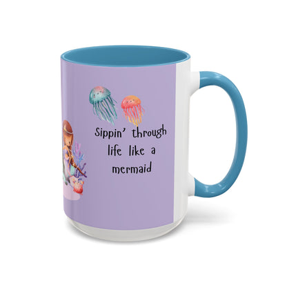 Coffee Mug - Mermaid Self-Love Design