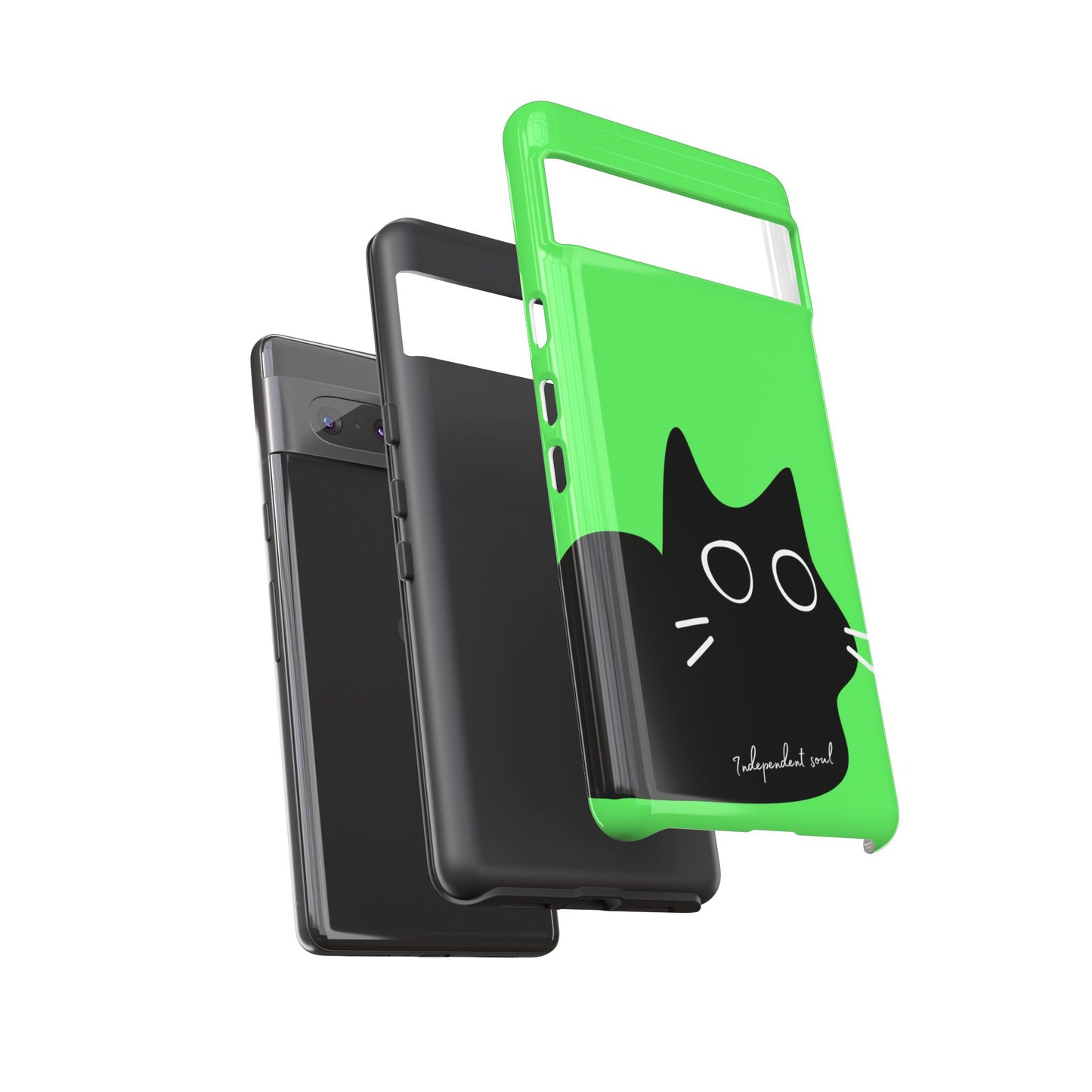 Cute Cat Minimalist Silhouette Phone Case