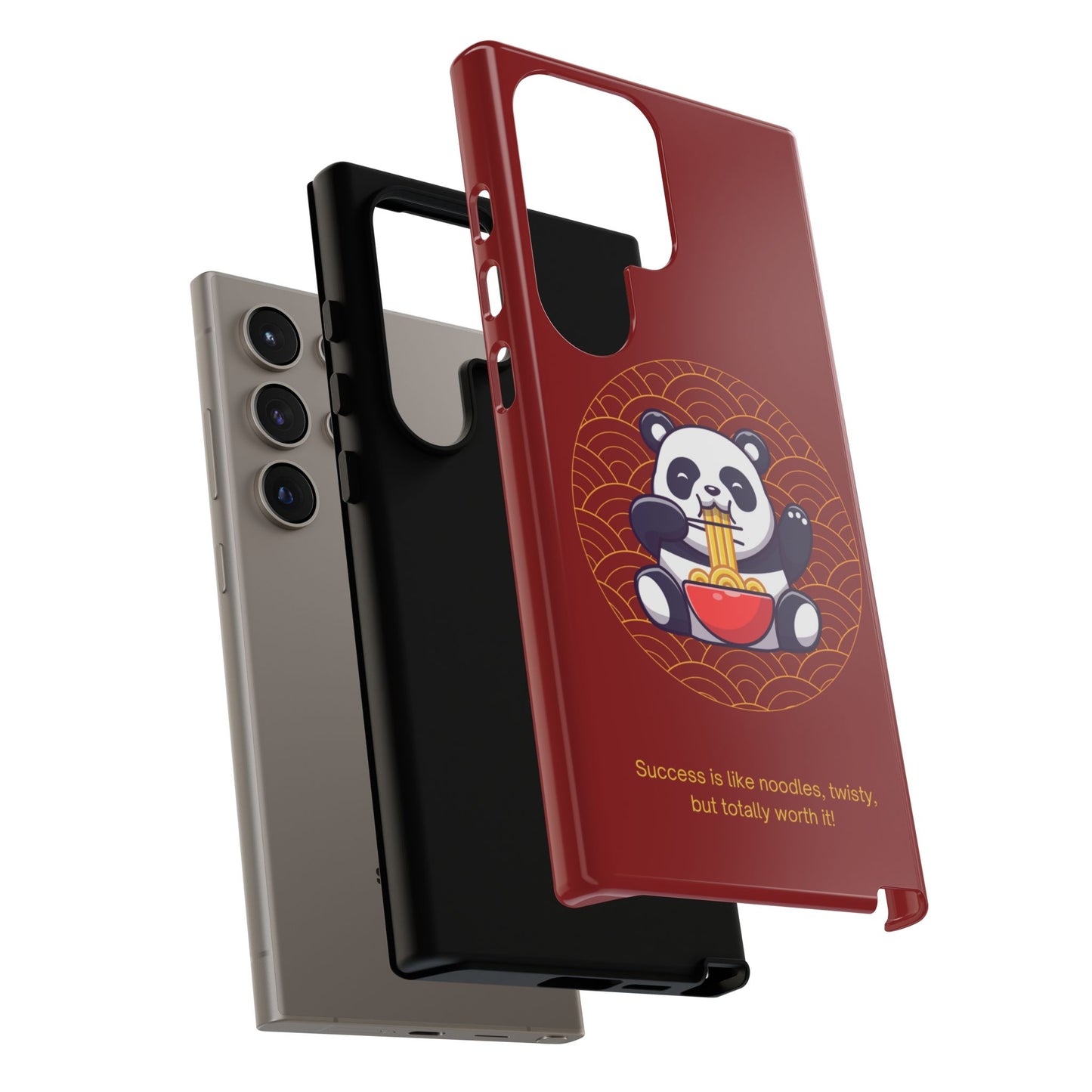 Panda Slurping Noodles Phone Case