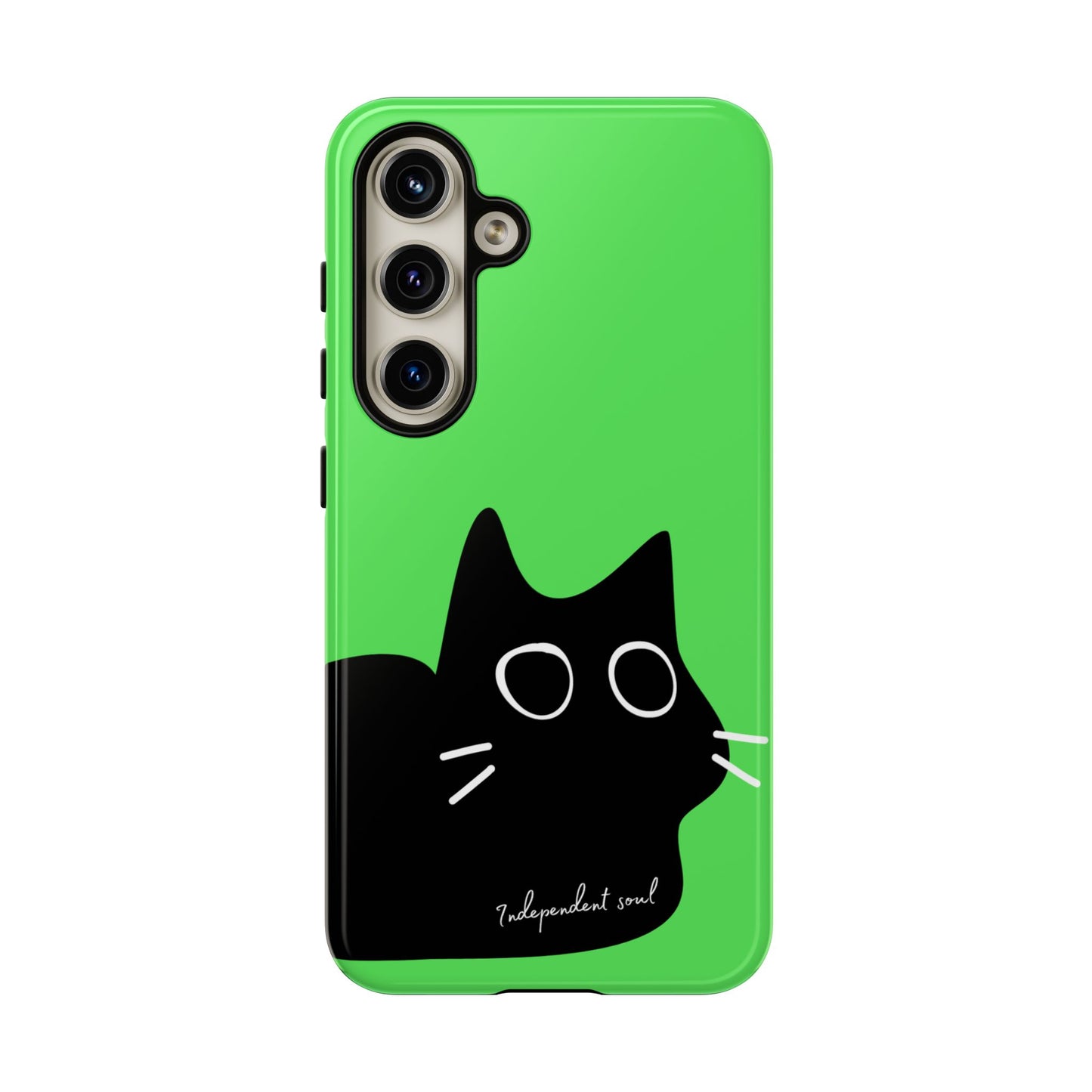 Cute Cat Minimalist Silhouette Phone Case