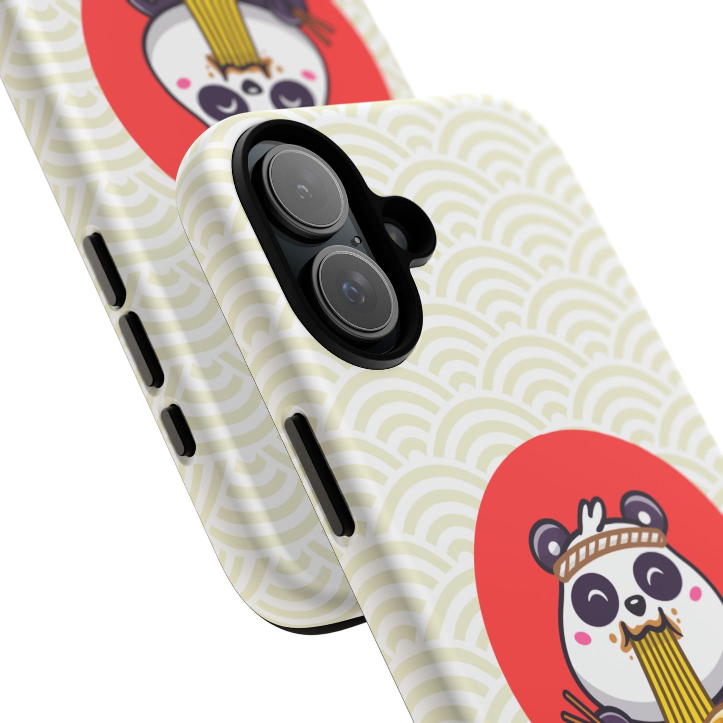 Phone Case - Cute Panda Slurping Noodles Design