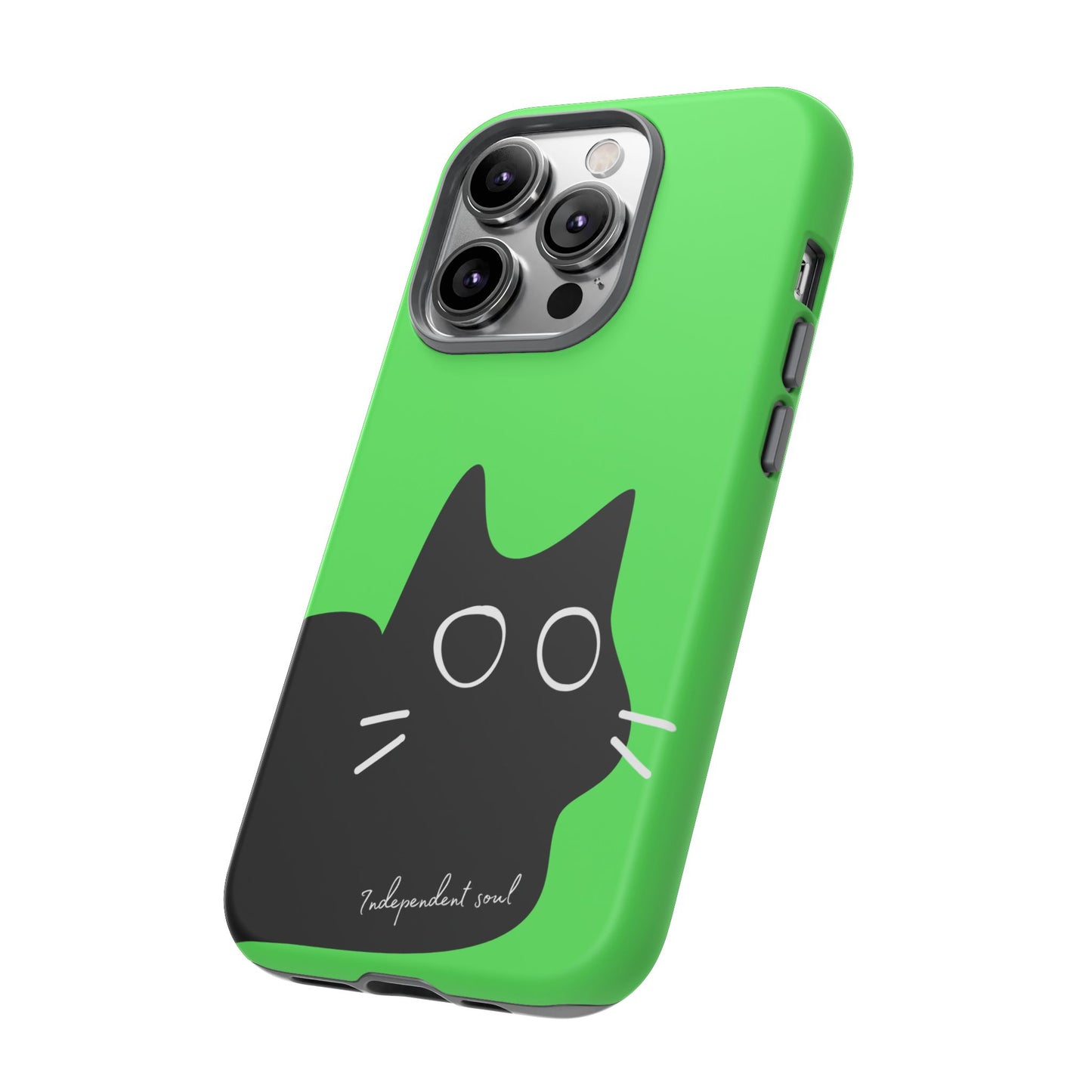 Cute Cat Minimalist Silhouette Phone Case