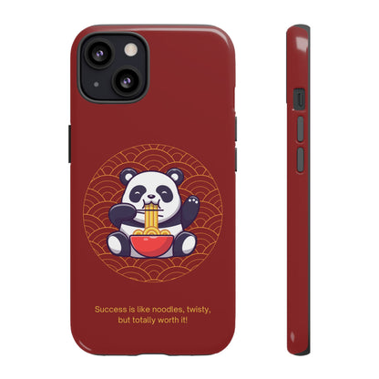 Panda Slurping Noodles Phone Case