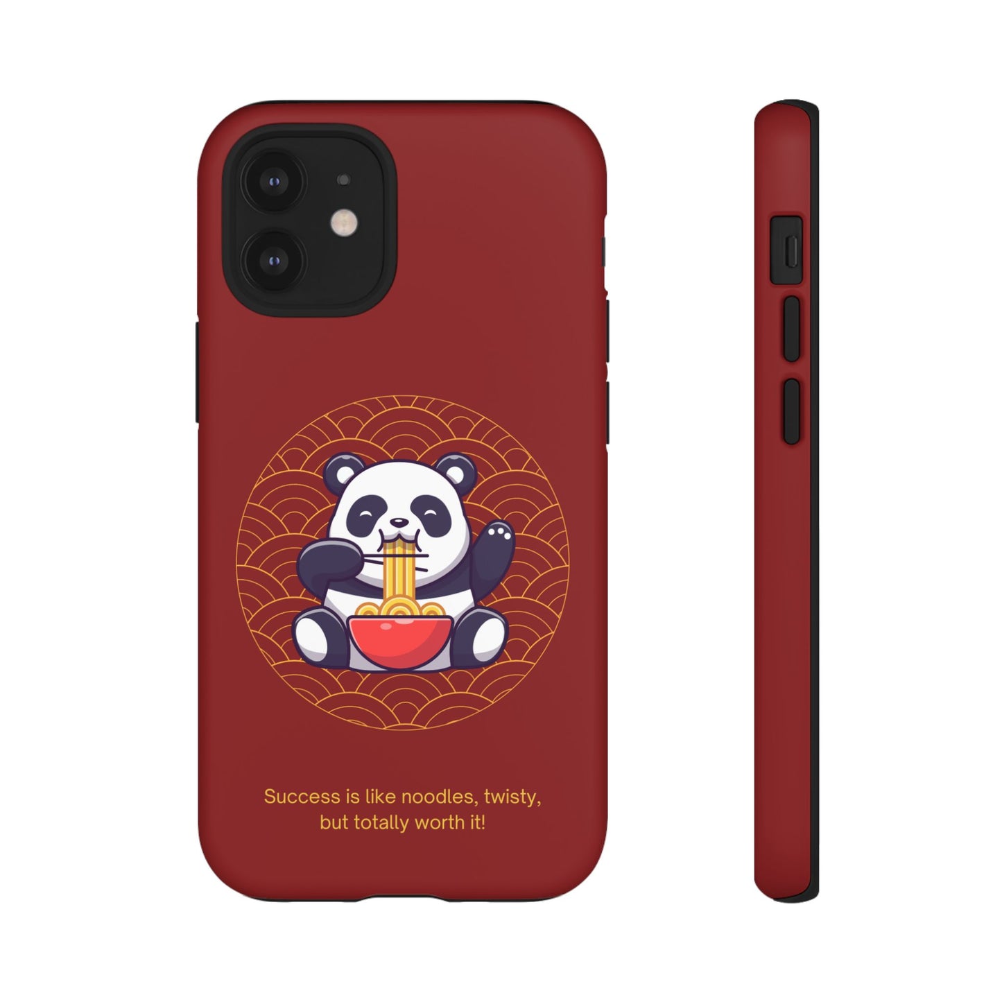 Panda Slurping Noodles Phone Case