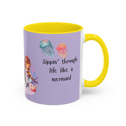 Coffee Mug - Mermaid Self-Love Design