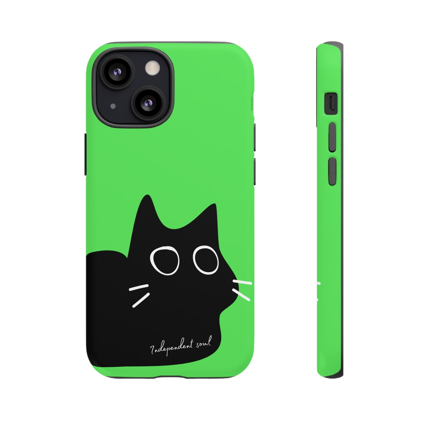 Cute Cat Minimalist Silhouette Phone Case